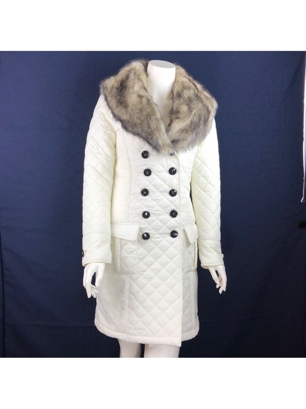 𝅺bnwt-chillipepper QuiltedCoat Detachable FurCollar